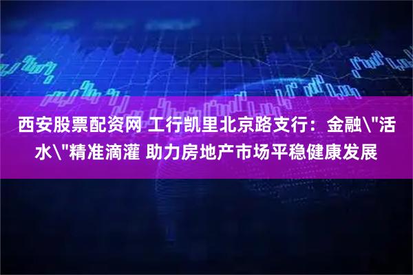 西安股票配资网 工行凯里北京路支行：金融＂活水＂精准滴灌 助力房地产市场平稳健康发展
